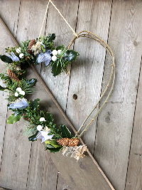 13 december: een kersthart | 13 december: een kersthart 13 december: een kersthart | Crea Met Ingrid - Creatief met Natuurlijk materiaal